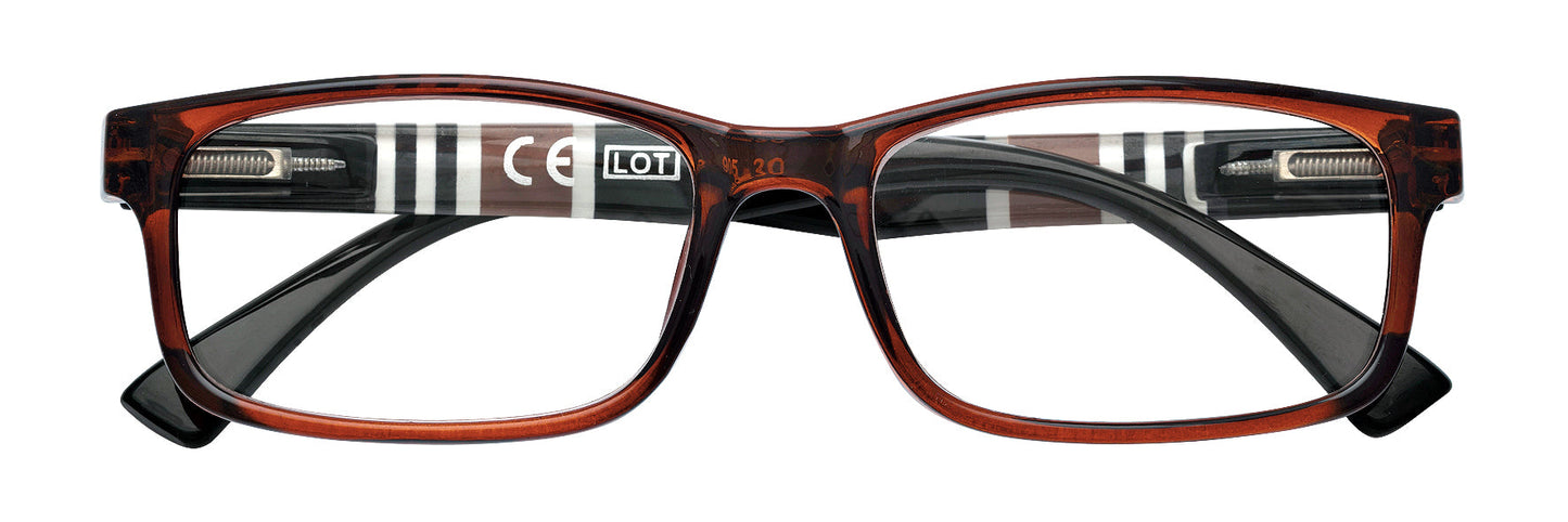 Occhiali da lettura Zippo marroni +2.50 — 31Z-B25-BRO — foto ufficiale Zippo Eyewear