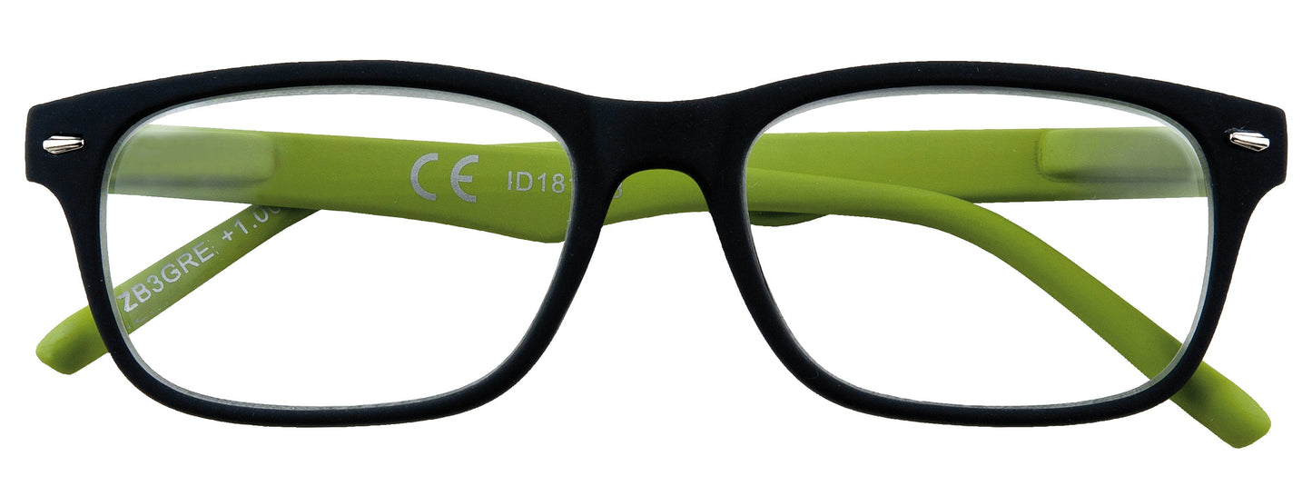Occhiali da lettura Zippo verdi +2.00 — 31Z-B3-GRE — foto ufficiale Zippo Eyewear
