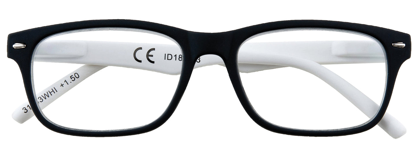 Occhiali da lettura Zippo bianchi +2.00 — 31Z-B3-WHI — foto ufficiale Zippo Eyewear