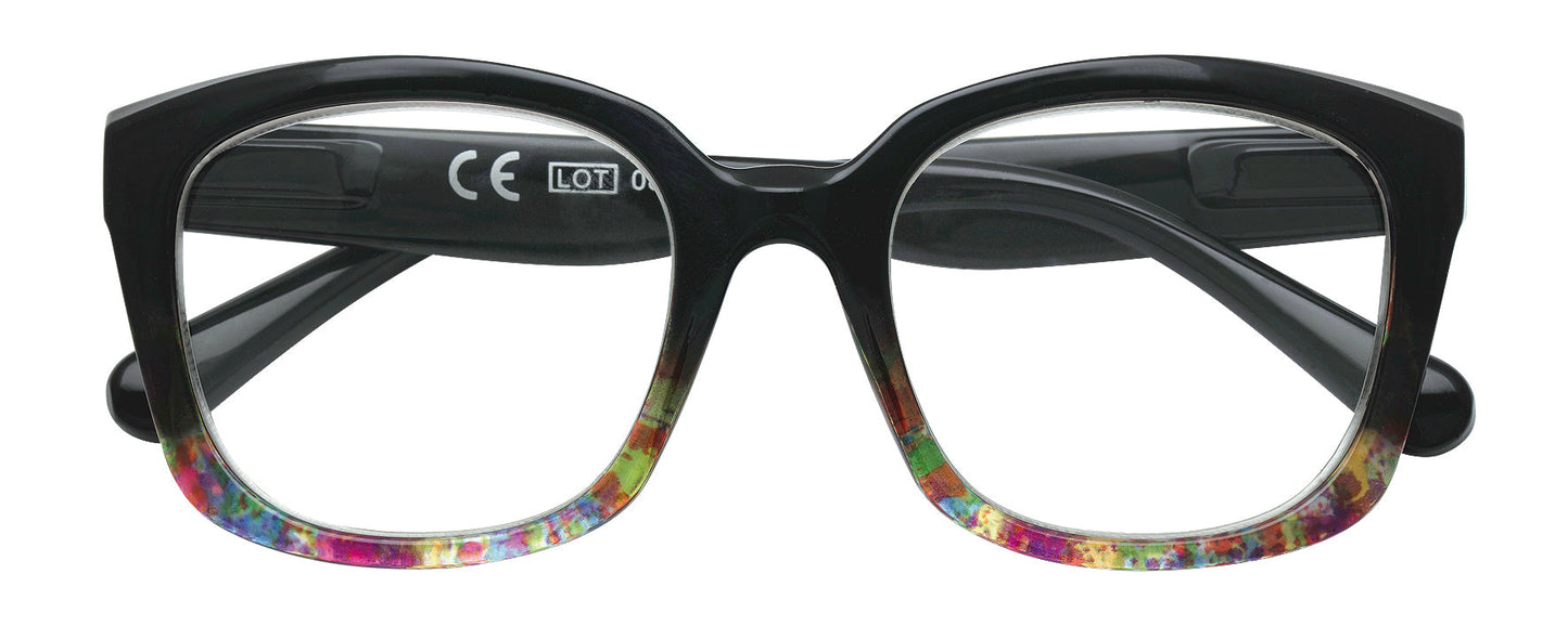 Occhiali da lettura Zippo neri fantasia +1.50 — 31Z-B30-RLC — foto ufficiale Zippo Eyewear
