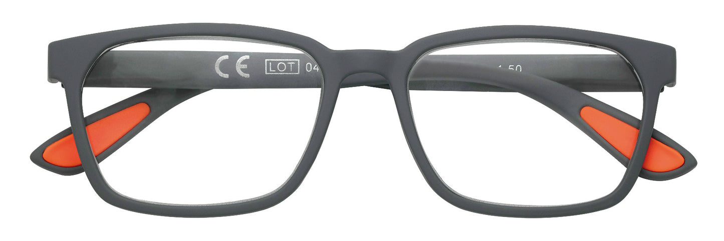 Occhiali da lettura Zippo grigi +2.50 — 31Z-PR108 — foto ufficiale Zippo Eyewear