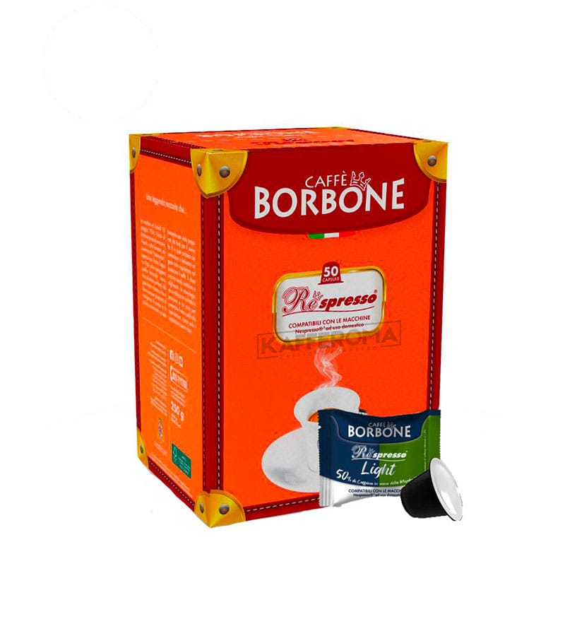 Caffè Borbone Respresso Miscela Light — 50 capsule compatibili Nespresso