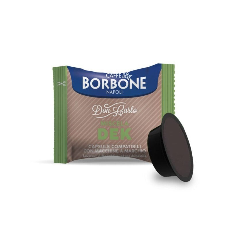 Caffè Borbone Don Carlo Miscela Dek — 50 capsule compatibili Lavazza A Modo Mio