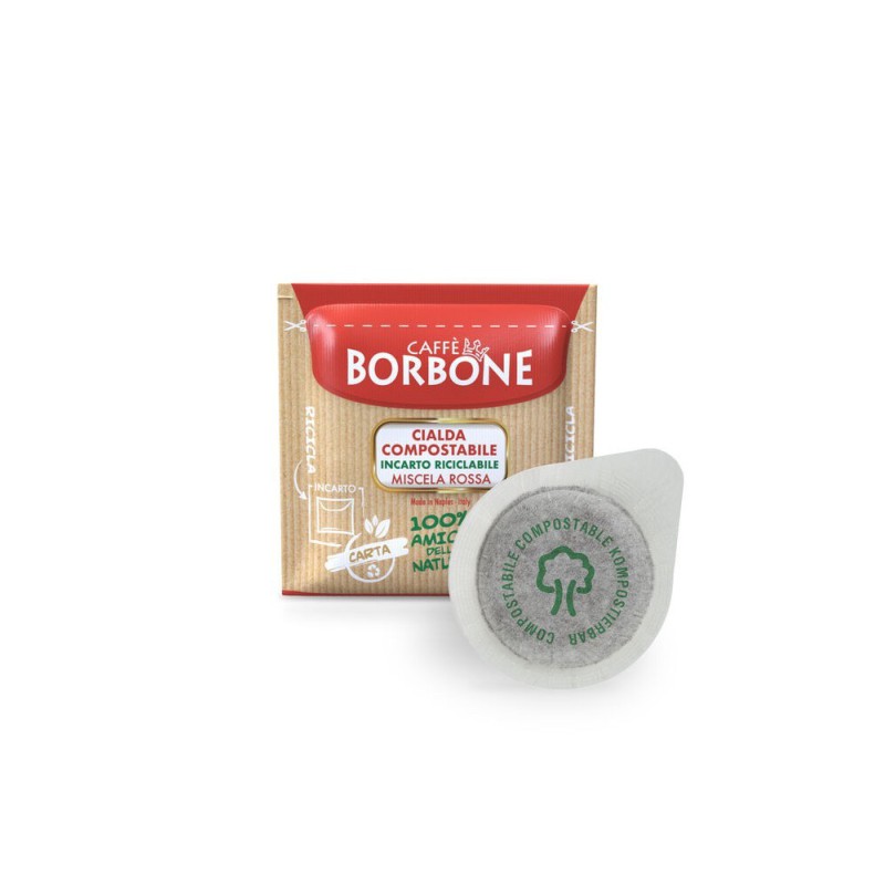 Caffè Borbone Miscela Rossa — 50 cialde compostabili ESE 44 mm
