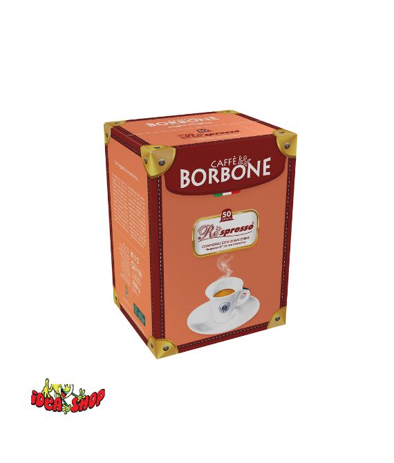 Confezione da 50 capsule Caffè Borbone Respresso Miscela Blu compatibili Nespresso