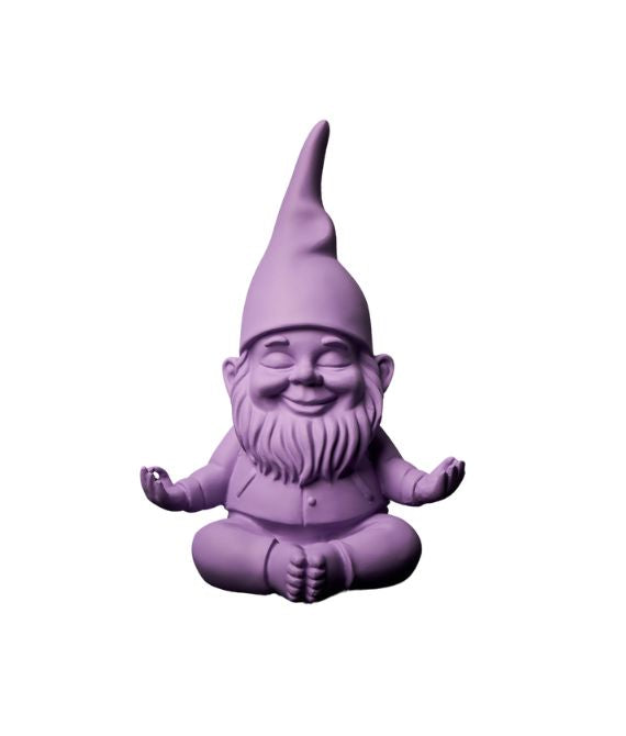 Scultura Nano Giulio violetta di Blogo Design da 29 cm