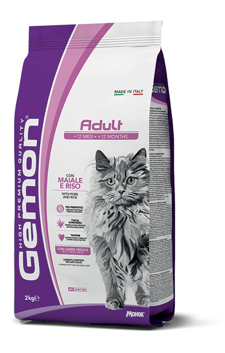 Gemon adult con maiale e riso — sacco da 2 kg