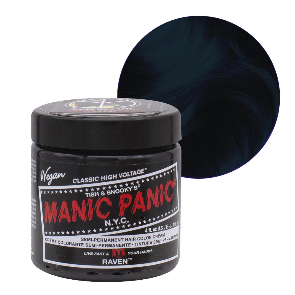 Manic Panic Raven — colorazione semi-permanente 118 ml