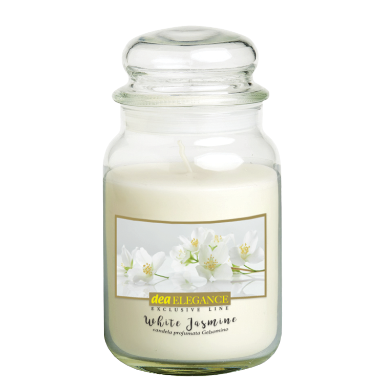 Dea Elegance White Jasmine — candela profumata 500 g