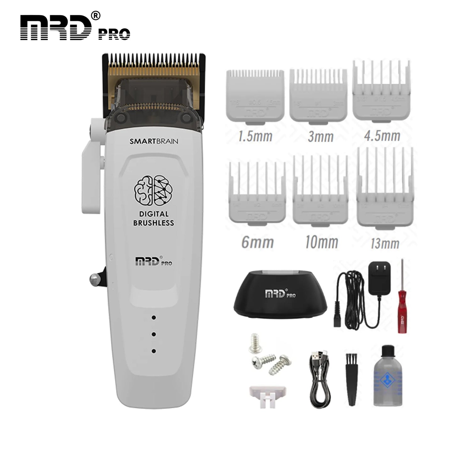 MRD Pro Smart Brain Metal — tosatrice HC-90-4 — Bianco