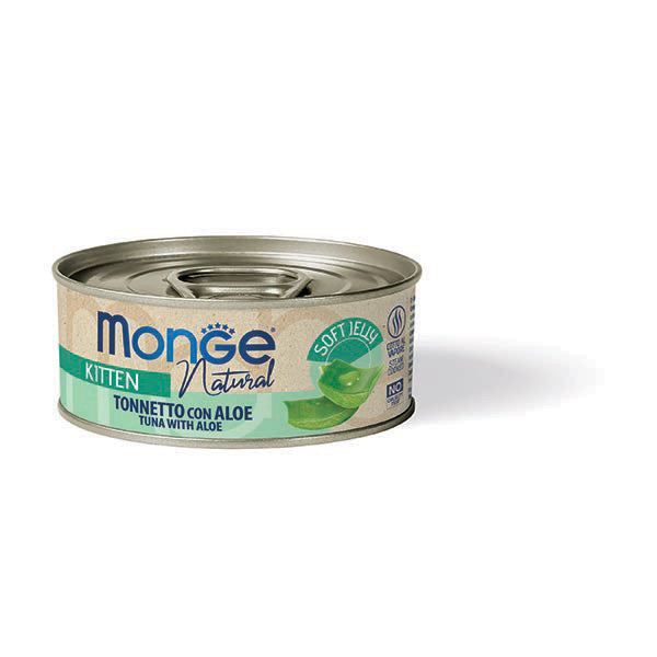 Monge Natural tonnetto con aloe in Jelly — scatoletta da 80 g