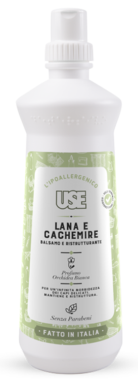 Flacone Use Lana e Cachemire Balsamo e Ristrutturante 1000 ml