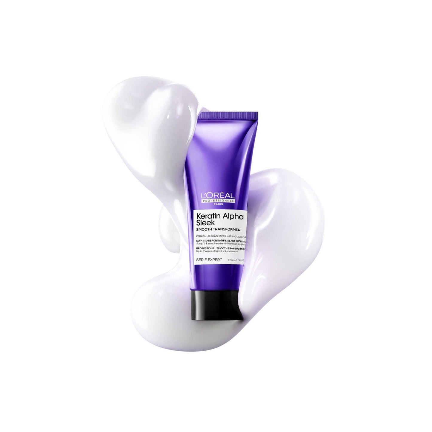 L'Oréal Keratin Alpha Sleek Smooth Transformer — trattamento anticrespo 200 ml