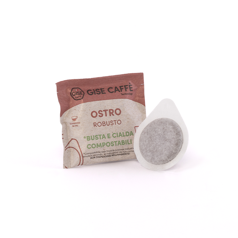 Gise Caffè Ostro Robusto — 50 cialde compostabili ESE 44 mm