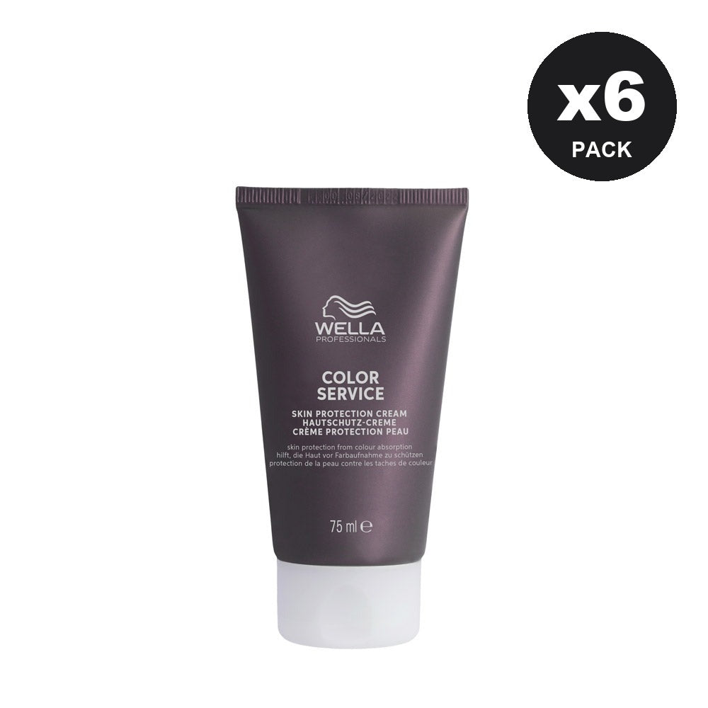 Wella Invigo Color Service Skin Protection Cream 75 ml — pack promo 6 tubi