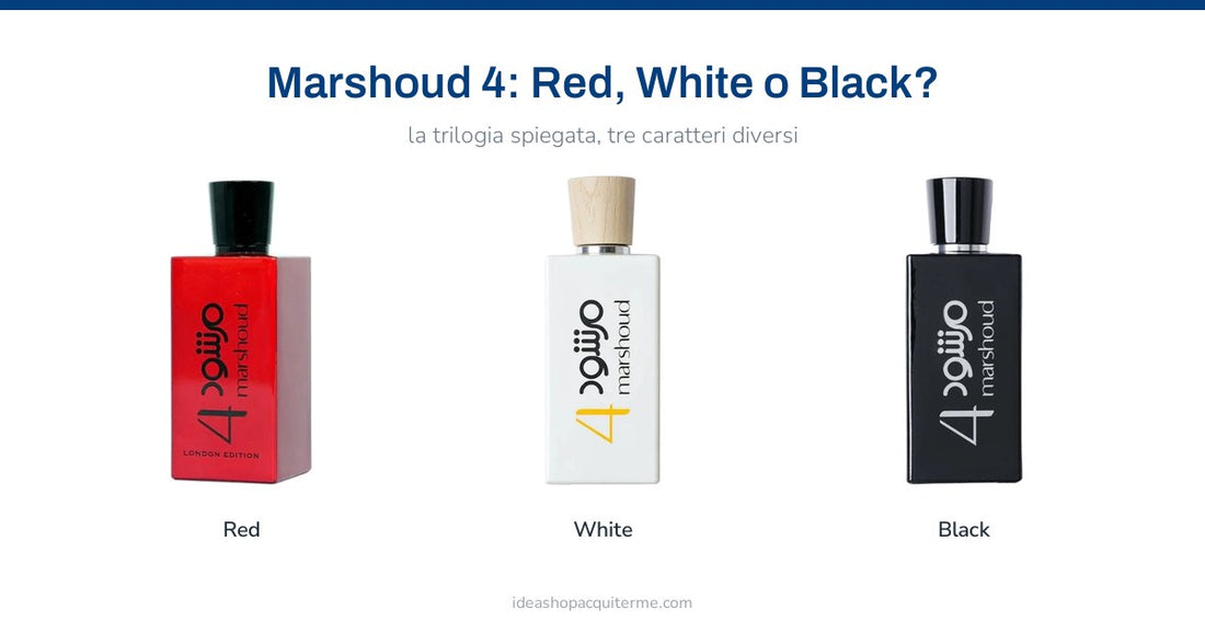La trilogia Atyab Al Marshoud 4: Red, White e Black