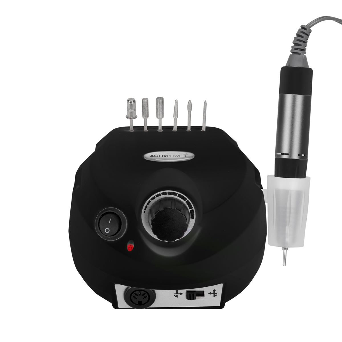 Activ Power J202: base della fresa con manopola dei giri e manipolo