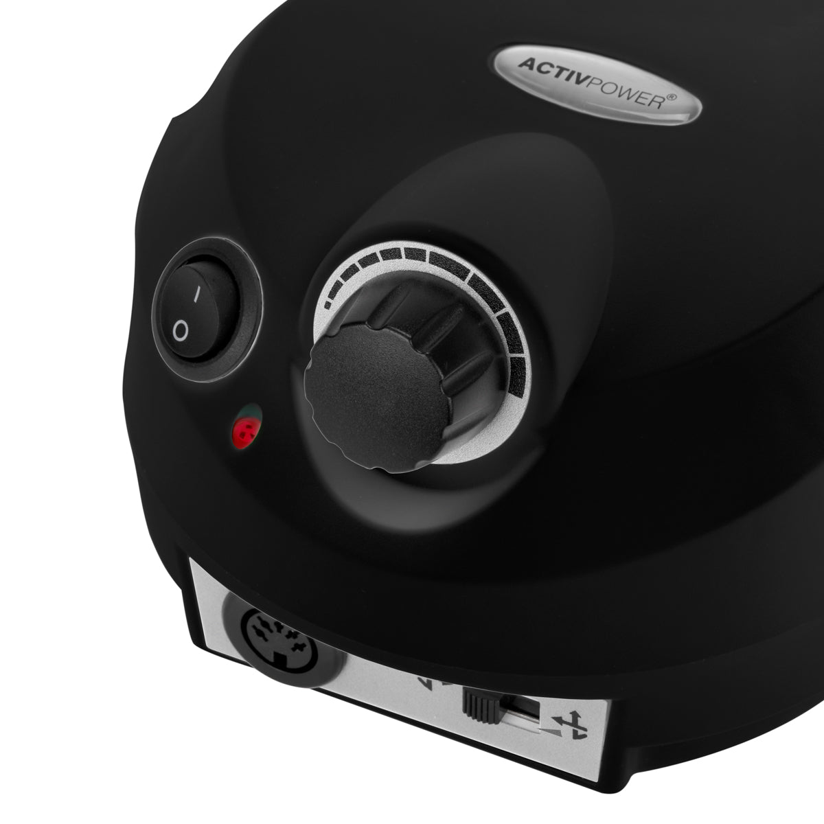 Activ Power J202: interruttore, spia e manopola della velocità