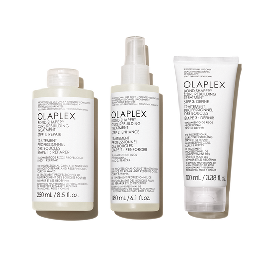 Olaplex Bond Shaper Curl Rebuilding Treatment: i tre step da 250, 180 e 100 ml