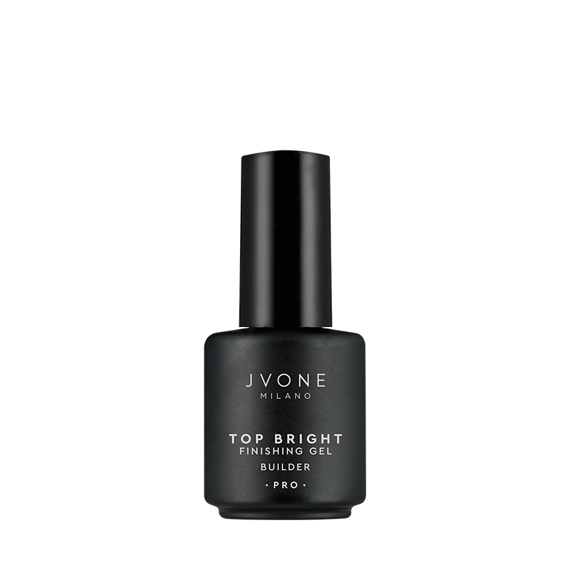 Jvone Milano Top Bright gel sigillante ultra lucido, flacone da 15 ml