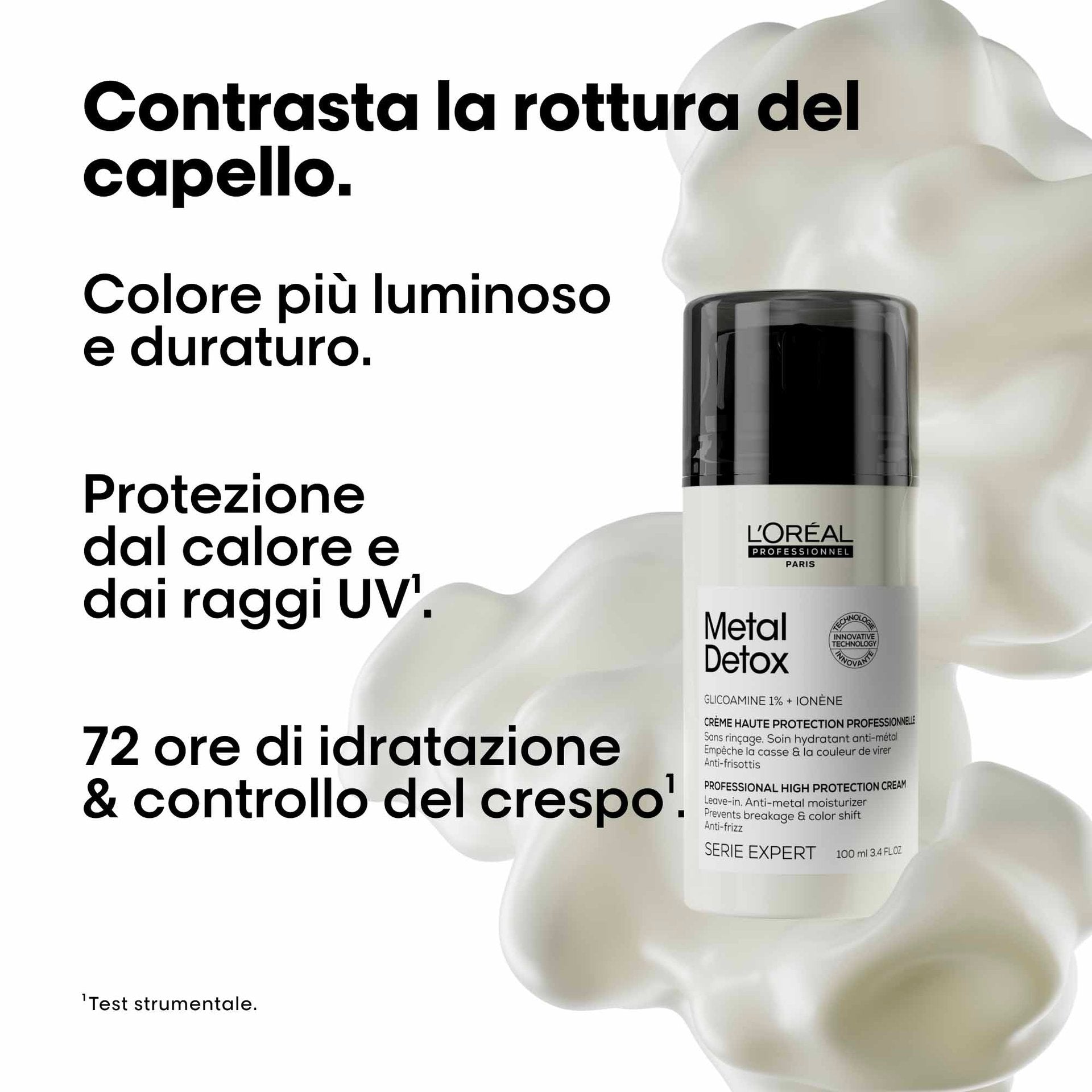 L'Oréal Metal Detox — crema leave-in altamente protettiva 100 ml