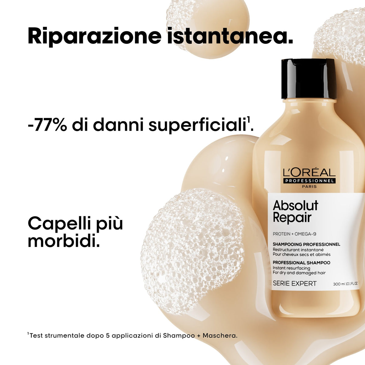 L'Oréal Absolut Repair — shampoo riparatore per capelli danneggiati