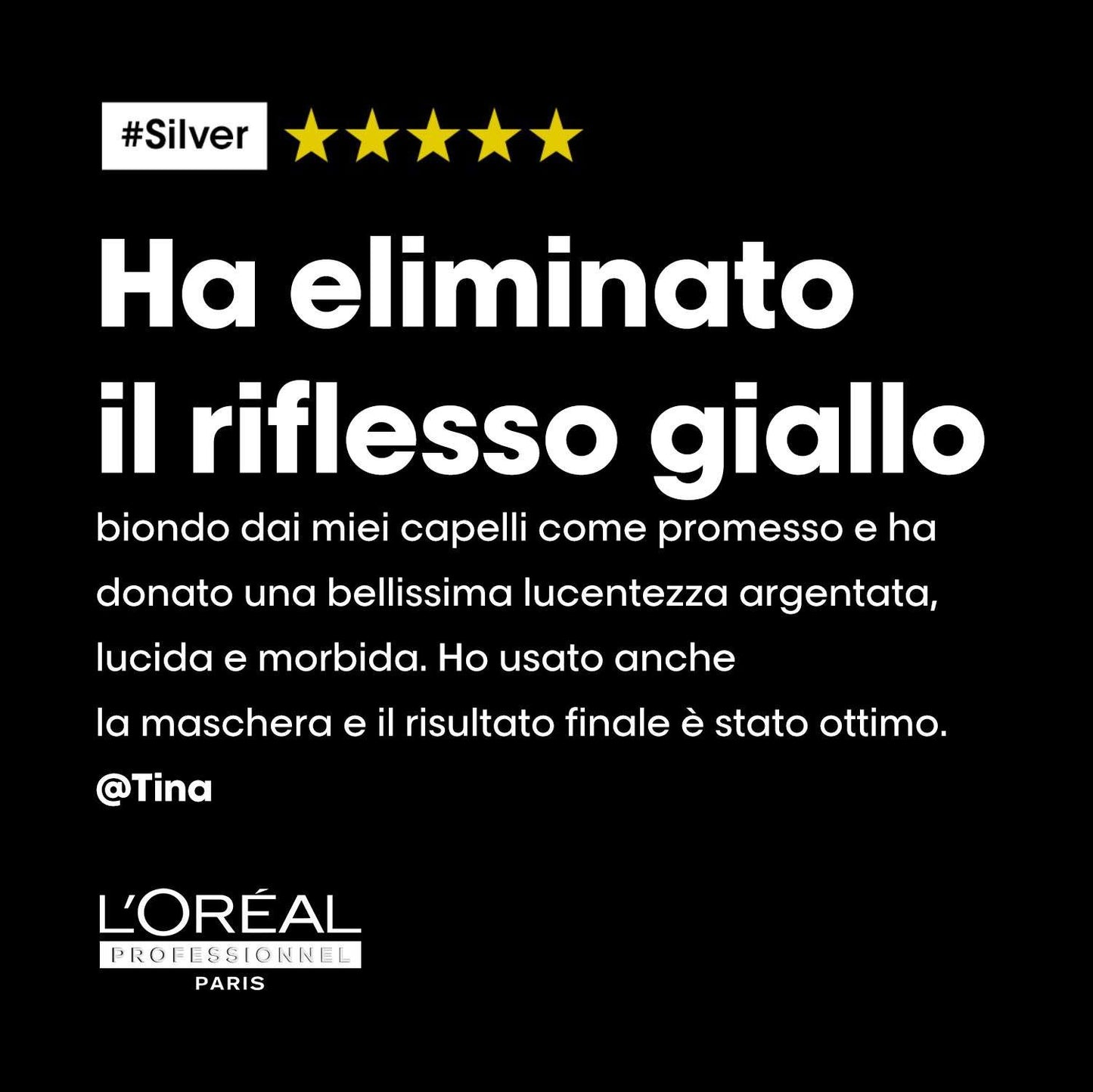 L'Oréal Silver — shampoo antigiallo per capelli grigi e bianchi