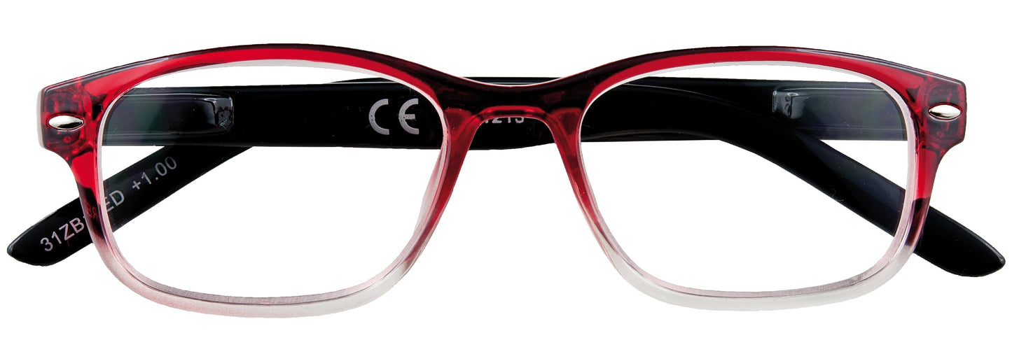 Occhiali da lettura Zippo rossi +2.00 — 31Z-B1-RED — foto ufficiale Zippo Eyewear