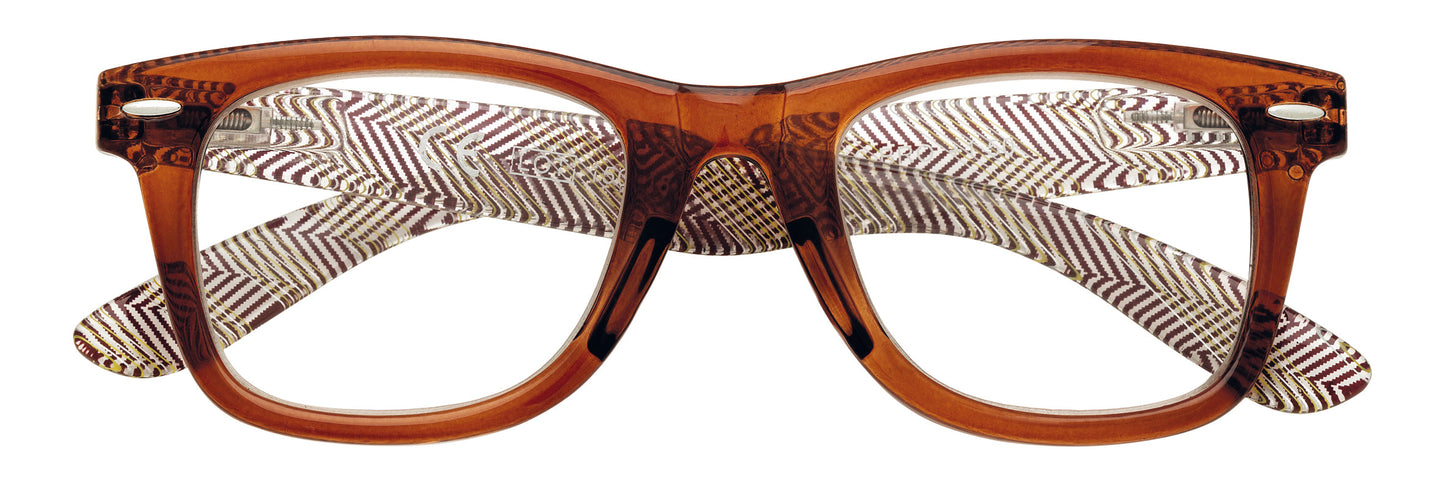 Occhiali da lettura Zippo marroni +3.00 — 31Z-B16-BRO — foto ufficiale Zippo Eyewear