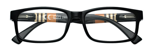 Occhiali da lettura Zippo neri +1.00 — 31Z-B25-BLK — foto ufficiale Zippo Eyewear