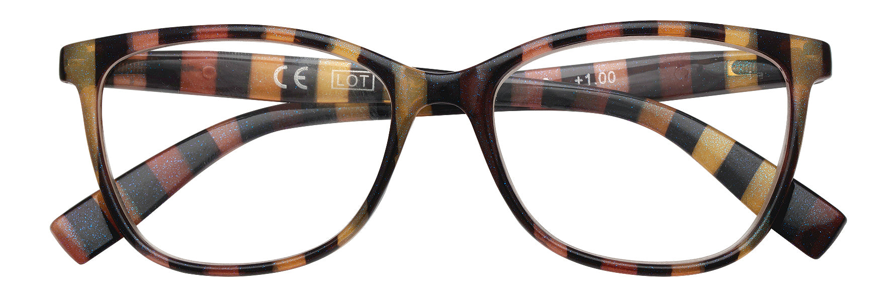 Occhiali da lettura Zippo fantasia marrone +2.50 — 31Z-B28-NST — foto ufficiale Zippo Eyewear