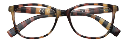 Occhiali da lettura Zippo fantasia marrone +2.50 — 31Z-B28-NST — foto ufficiale Zippo Eyewear