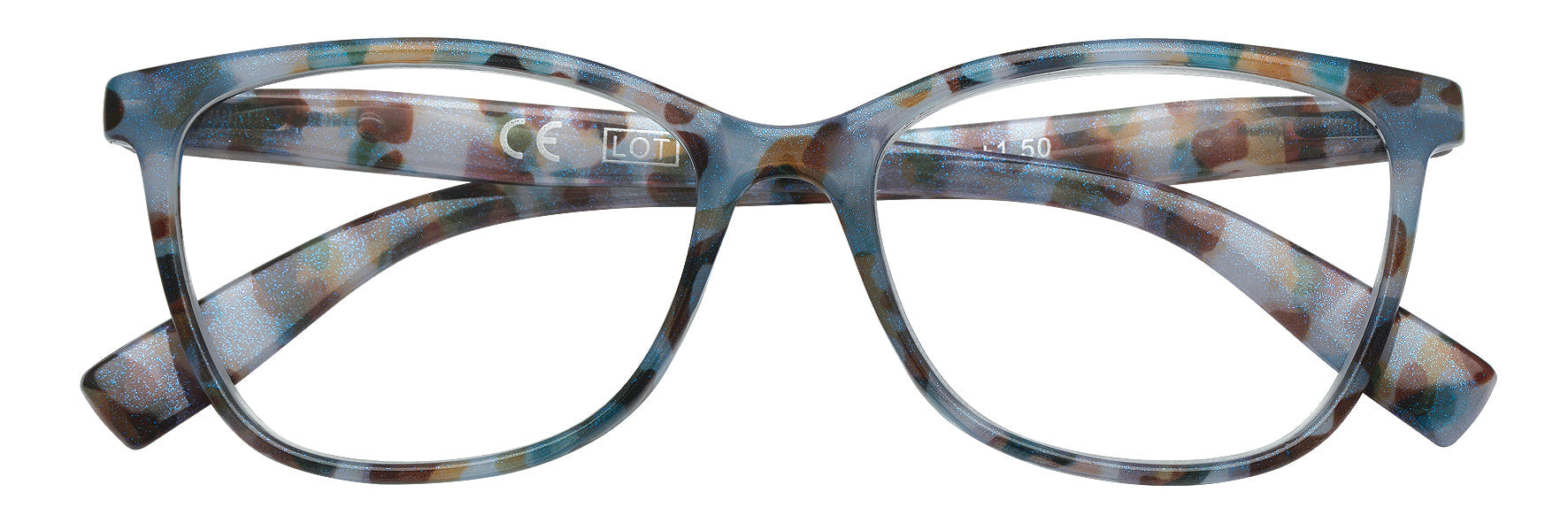 Occhiali da lettura Zippo fantasia azzurra +3.00 — 31Z-B28-RCL — foto ufficiale Zippo Eyewear