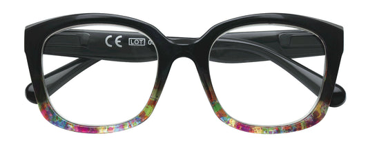 Occhiali da lettura Zippo neri fantasia +1.50 — 31Z-B30-RLC — foto ufficiale Zippo Eyewear
