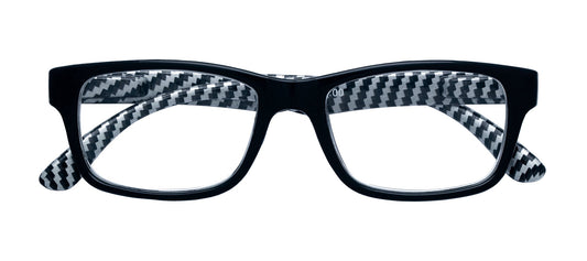 Occhiali da lettura Zippo neri fantasia +1.00 — 31Z-PR74 — foto ufficiale Zippo Eyewear