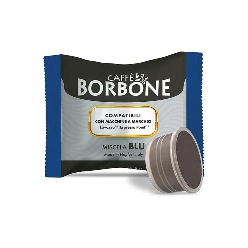 Caffè Borbone Miscela Blu — 50 capsule compatibili Lavazza Espresso Point