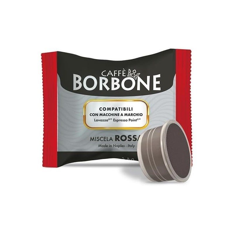 Caffè Borbone Miscela Rossa — 50 capsule compatibili Lavazza Espresso Point