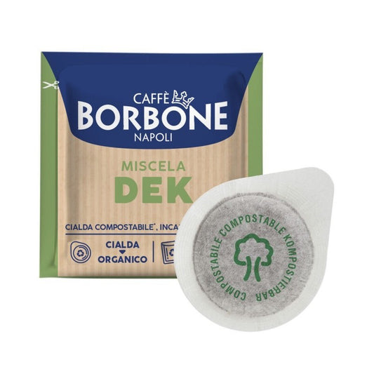 Caffè Borbone Miscela Dek — 50 cialde compostabili ESE 44 mm