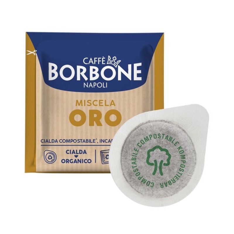 Caffè Borbone Miscela Oro — 50 cialde compostabili ESE 44 mm