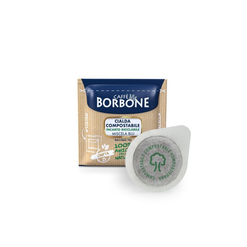 Caffè Borbone Miscela Blu — 50 cialde compostabili ESE 44 mm
