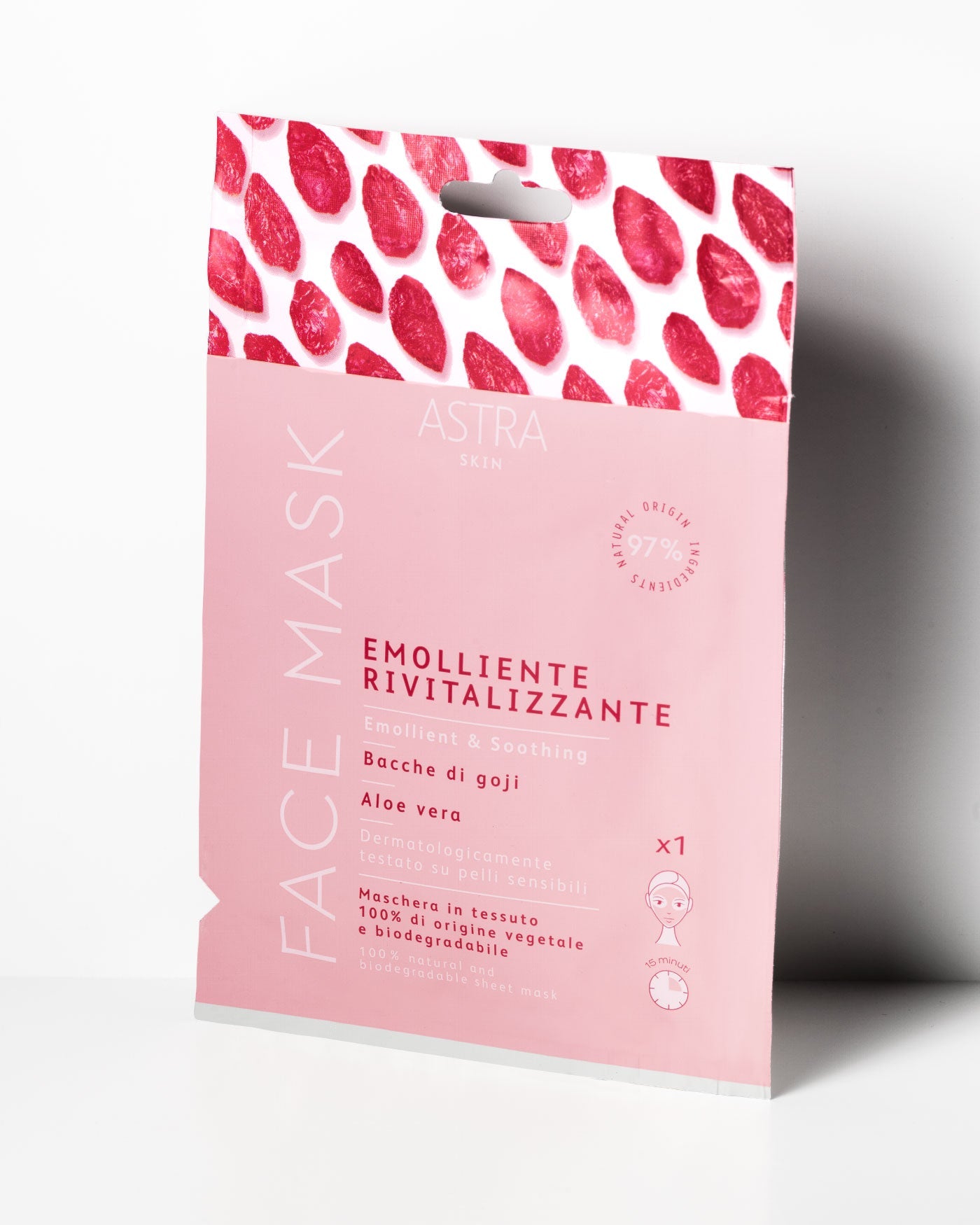 Astra Skin Face Mask — maschera in tessuto emolliente
