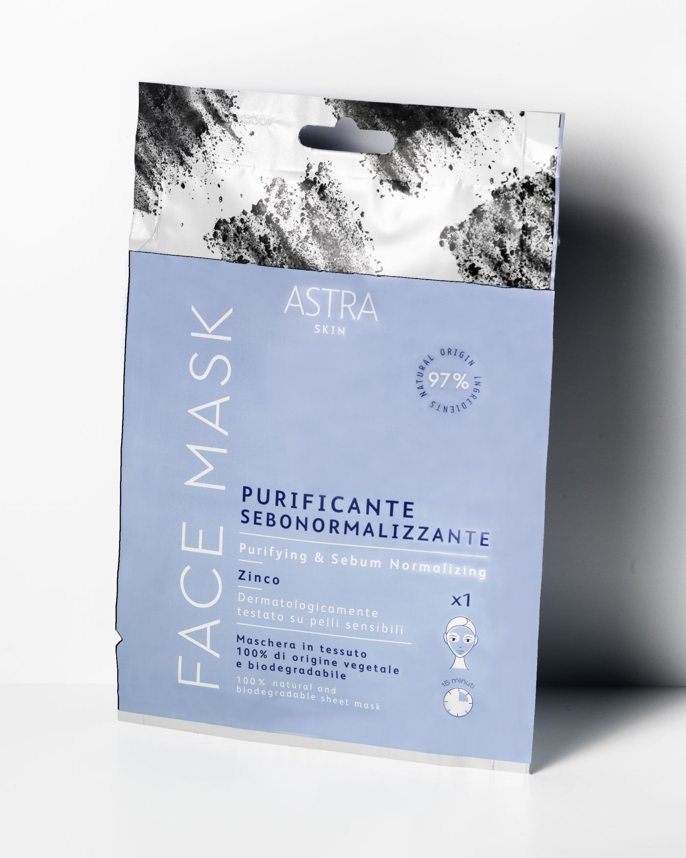 Astra Skin Face Mask — maschera viso in tessuto purificante