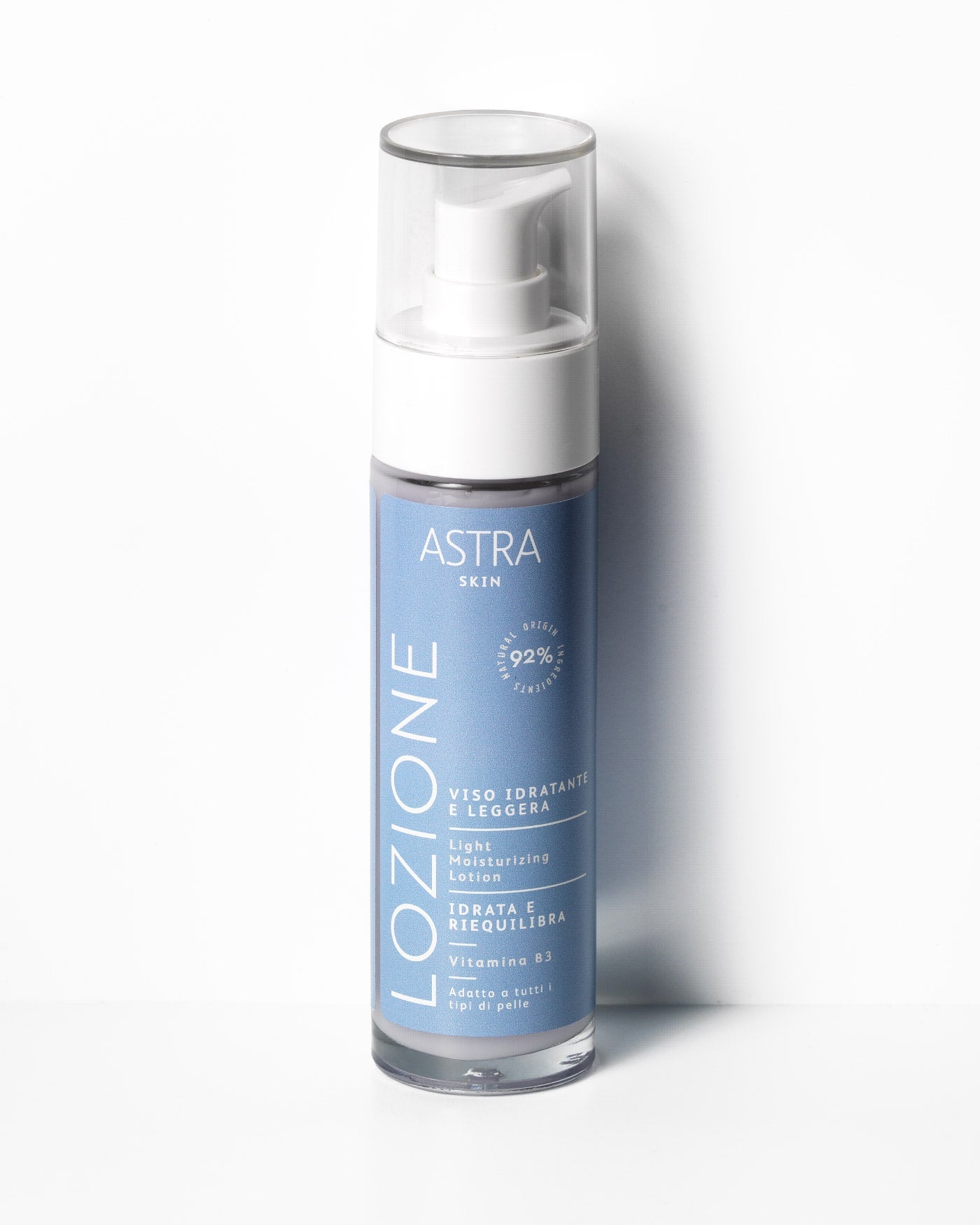 Astra Skin — lozione viso idratante al tè freddo