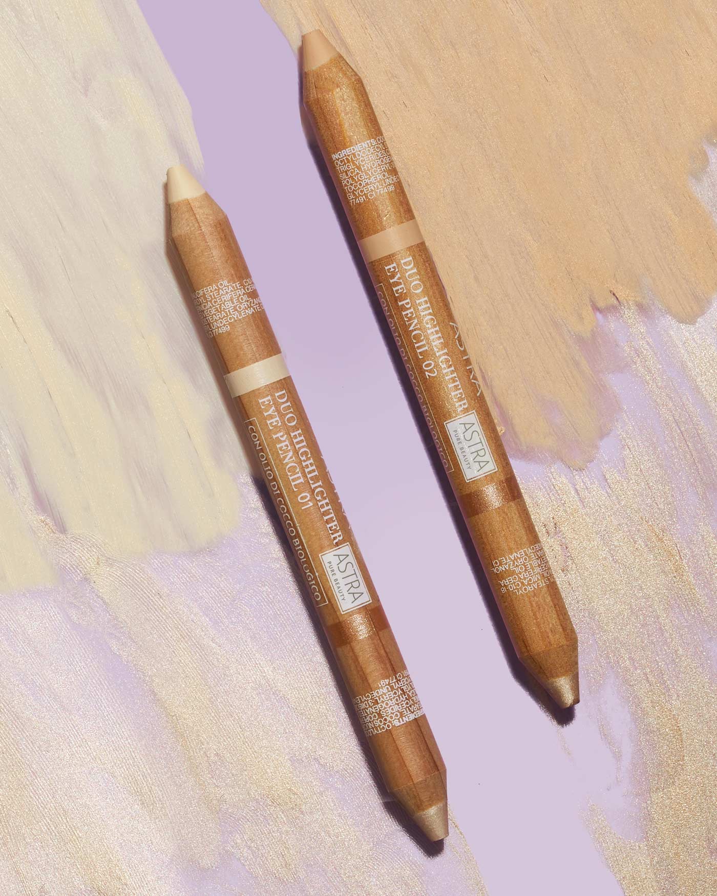 Astra Pure Beauty Duo Highlighter — matita occhi nera o bianca