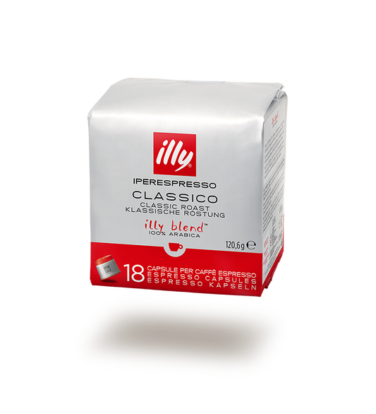 Confezione da 18 capsule illy Iperespresso tostatura Classica