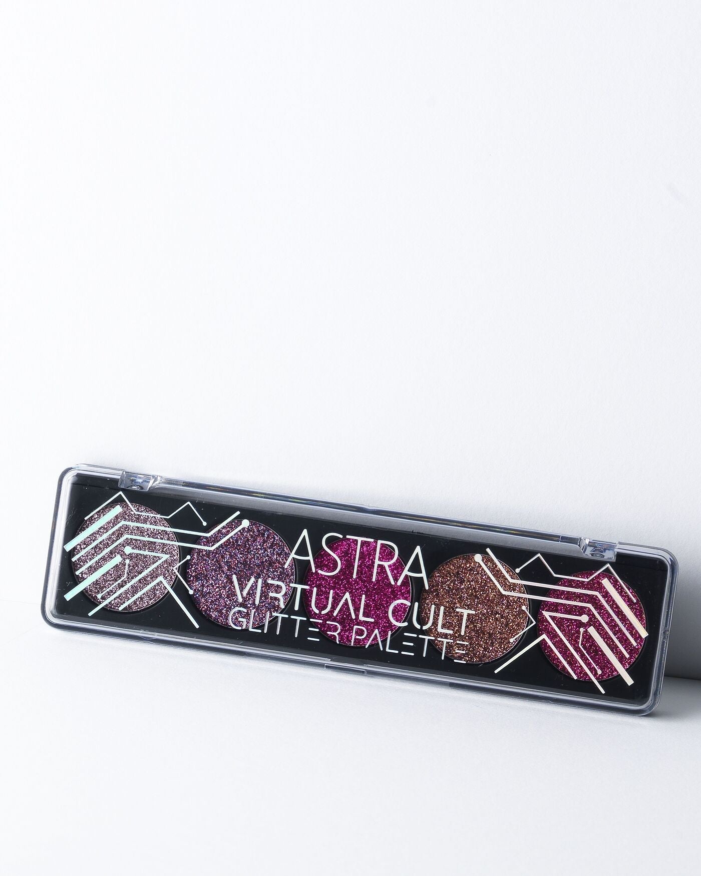 Astra Virtual Cult — palette occhi con glitter pressati