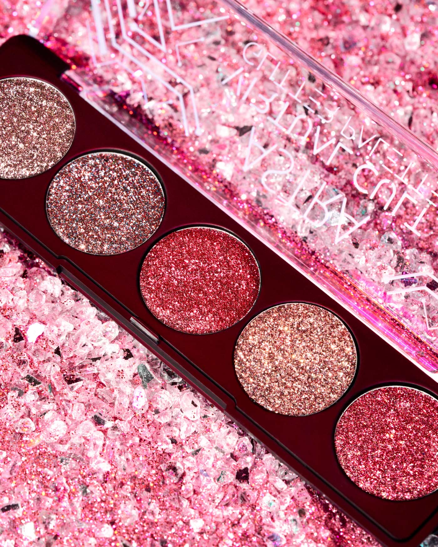 Astra Virtual Cult — palette occhi con glitter pressati