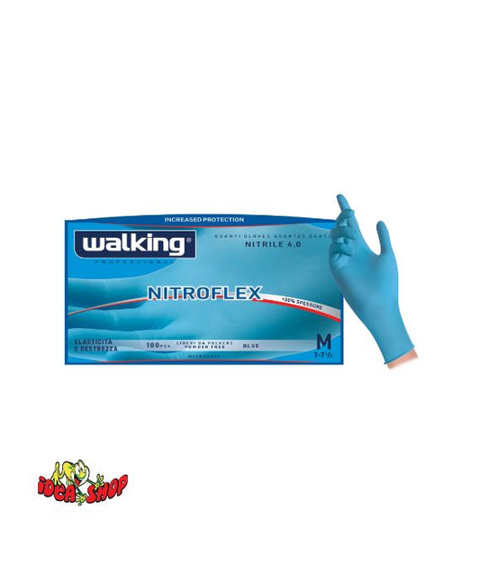Confezione da 100 guanti in nitrile Nitroflex taglia M