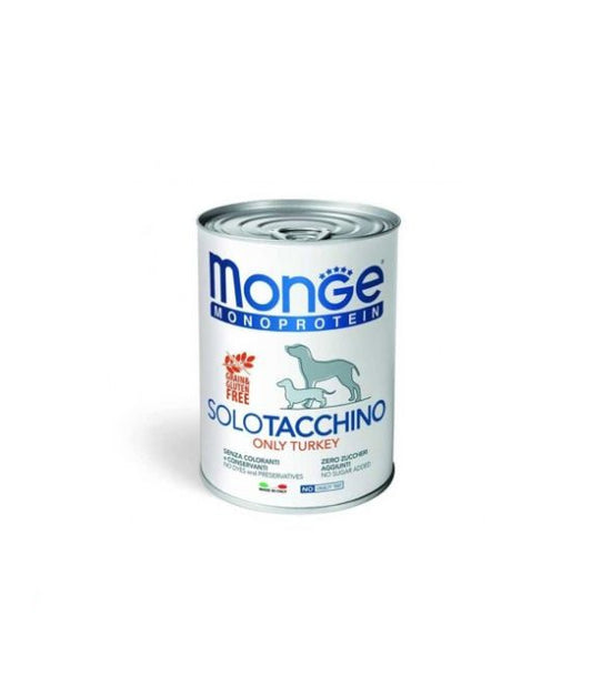 Monge Paté Solo Tacchino — umido cane 400 g