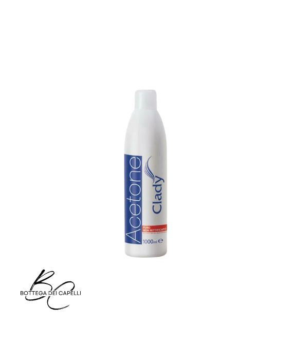 Flacone da 1 litro di acetone solvente per smalto Clady